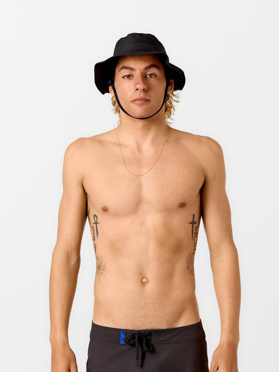 Men's Surf Boonie Hat Black Project Blank