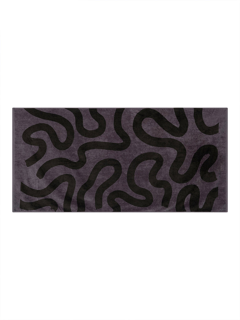 Ebb Flow Towel | Black